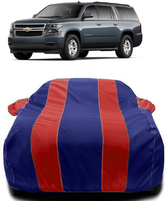Autoprime Car Cover For Chevrolet Tahoe 5.3L V8 (With Mirror Pockets)(Red, Blue)