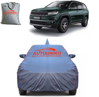autouniko Car Cover For Jeep Meridian (With Mirror Pockets)(Grey)