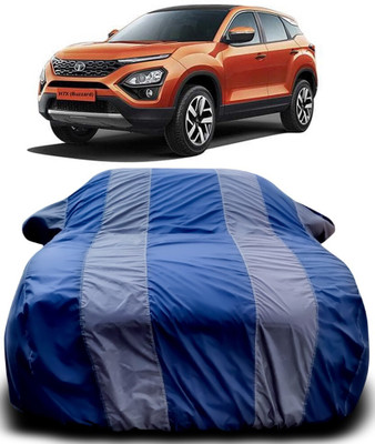 AMVISH Car Cover For Tata H7X (With Mirror Pockets)(Blue, Grey)