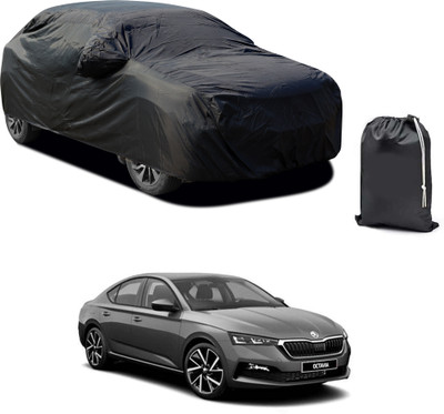 PAGORA Car Cover For Skoda Octavia (With Mirror Pockets)(Black)