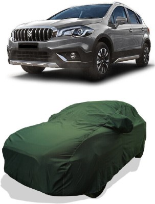 Coxtor Car Cover For Maruti Suzuki S-Cross Premia (With Mirror Pockets)(Green)