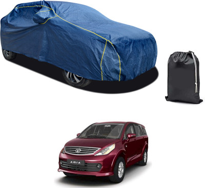 GOSHIV-car and bike accessories Car Cover For Tata Aria (With Mirror Pockets)(Blue, For 2018, 2019, 2020, 2021, 2022, 2023 Models)