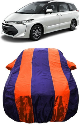 Wegather Car Cover For Toyota Previa (With Mirror Pockets)(Orange)