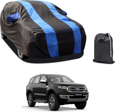 PAGORA Car Cover For Ford Endeavour (With Mirror Pockets)(Blue)