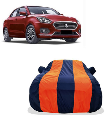 Tricway Car Cover For Maruti Suzuki Swift Dzire ZXI Plus Petrol (With Mirror Pockets)(Orange)