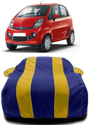 Autoprime Car Cover For Tata Nano XT (With Mirror Pockets)(Yellow, Blue)