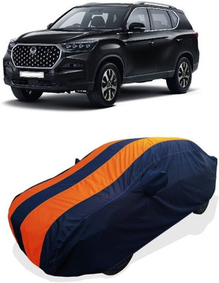 Coxtor Car Cover For SsangYong Rexton (With Mirror Pockets)(Orange)