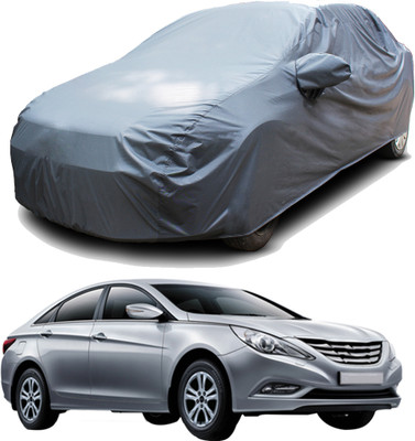 SS FOR YOUR SMART NEEDS Car Cover For Hyundai Sonata Embera (With Mirror Pockets)(Grey)