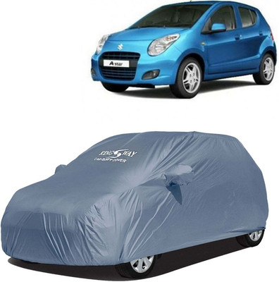 RB MOTO Car Cover For Maruti Suzuki A-Star (With Mirror Pockets)(Grey, For 2008, 2009, 2010, 2011, 2012, 2013 Models)