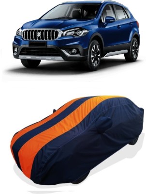 Coxtor Car Cover For Maruti Suzuki S-Cross Sigma DDiS 200 SH Diesel (With Mirror Pockets)(Orange)