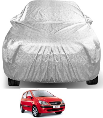 Auto Hub Car Cover For Hyundai Getz (With Mirror Pockets)(Silver)