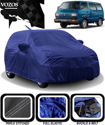 VOZOS Car Cover For Maruti Suzuki Omni (With Mirror Pockets)(Blue)