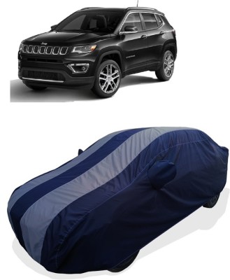 Coxtor Car Cover For Jeep Compass 2.0 Limited Option 4X4 Black Diesel (With Mirror Pockets)(Grey)