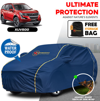 AUTOMOZEXO Car Cover For Mahindra XUV 500 (With Mirror Pockets)(Blue)