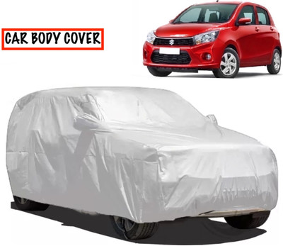 AXLOZ Car Cover For Maruti Suzuki Celerio (With Mirror Pockets)(Silver)