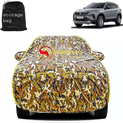 AUTOMOZEXO Car Cover For Tata Harrier (With Mirror Pockets)(Multicolor)