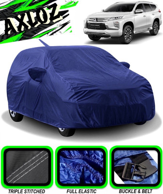 AXLOZ Car Cover For Mitsubishi Pajero Sport (With Mirror Pockets)(Blue)