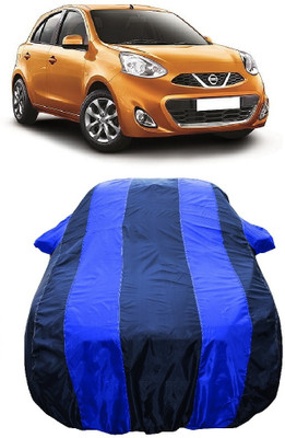 Wegather Car Cover For Nissan Micra Diesel XL (With Mirror Pockets)(Blue)
