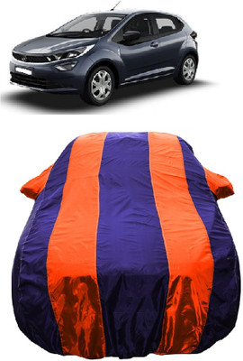Wegather Car Cover For Tata Altroz XT Petrol (With Mirror Pockets)(Orange)
