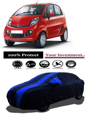 Amexride Car Cover For Tata Nano XT (With Mirror Pockets)(Multicolor)