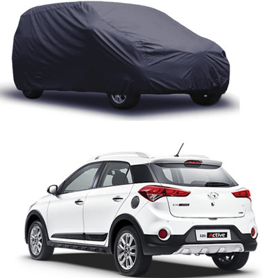 ROYAL AUTO MART Car Cover For Hyundai i20 Active (Without Mirror Pockets)(Grey)