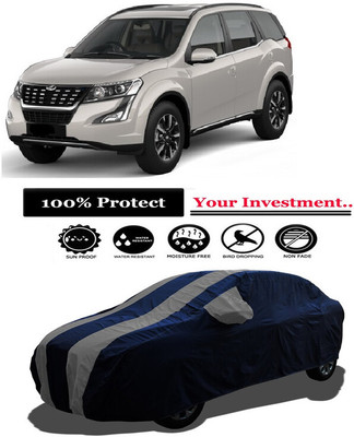 Amexride Car Cover For Mahindra XUV500 W11 Diesel (With Mirror Pockets)(Grey)