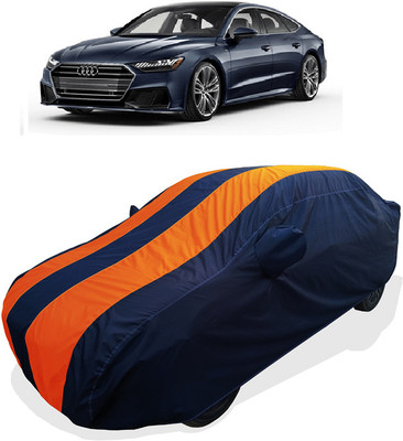 Coxtor Car Cover For Audi A7 Facelift (With Mirror Pockets)(Orange)