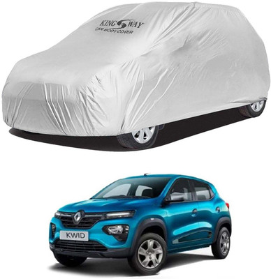 Kingsway Car Cover For Renault Kwid (Without Mirror Pockets)(Silver, For 2019, 2020, 2021, 2022, 2023, 2024 Models)
