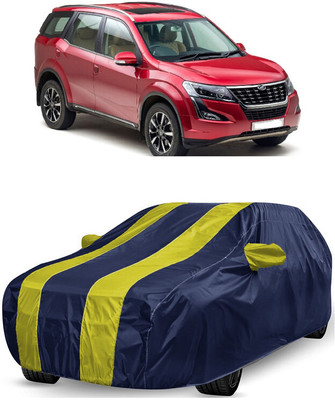 ANTOFY Car Cover For Mahindra XUV500 W5 Diesel (With Mirror Pockets)(Yellow, Blue)