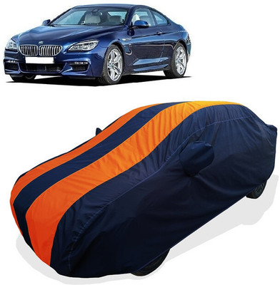 Coxtor Car Cover For BMW 6 Series 640i Coupe (With Mirror Pockets)(Orange)
