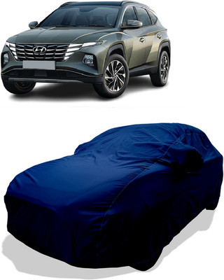 Coxtor Car Cover For Hyundai Tucson (With Mirror Pockets)(Blue)