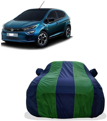 Tricway Car Cover For Tata Altroz EV (With Mirror Pockets)(Green)