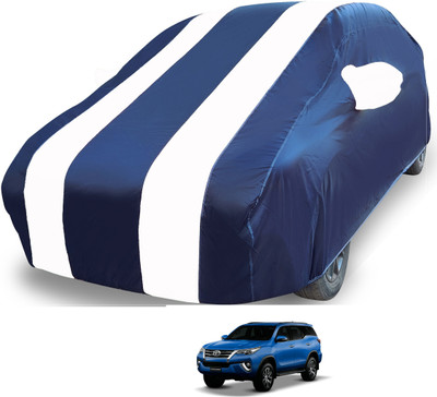 MOCKHE Car Cover For Toyota Fortuner (With Mirror Pockets)(White)
