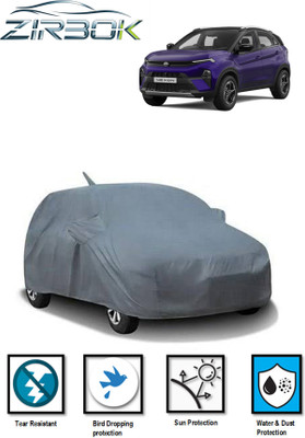 ZIRBOK Car Cover For Tata Nexon (With Mirror Pockets)(Grey)