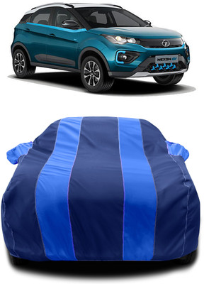 Duffel Car Cover For Tata Nexon, Nexon EV (With Mirror Pockets)(Blue)