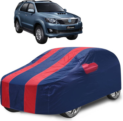 Caronix Car Cover For Toyota Fortuner (With Mirror Pockets)(Red)