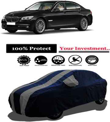 Amexride Car Cover For BMW 7 Series 730Ld Prestige (With Mirror Pockets)(Grey)