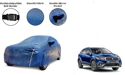 Auto Oprema Car Cover For Maruti Suzuki S-Cross (With Mirror Pockets)(Blue)