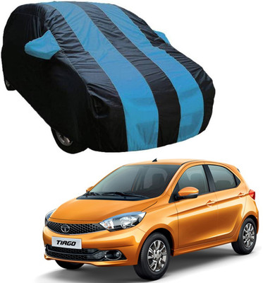 ABS AUTO TREND Car Cover For Tata Tiago (With Mirror Pockets)(Multicolor)