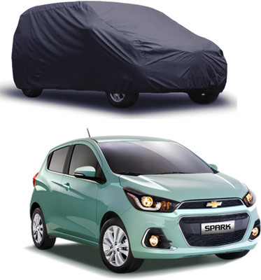 ROYAL AUTO MART Car Cover For Chevrolet Spark (Without Mirror Pockets)(Grey)