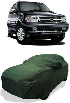 Coxtor Car Cover For Tata Safari VTT EX (With Mirror Pockets)(Green)