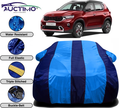 AUCTIMO Car Cover For Kia Sonet (With Mirror Pockets)(Multicolor)