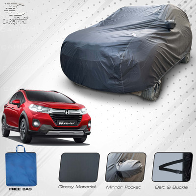 Carigiri Car Cover For Honda WR-V, WRV, WRV i-DTEC S, WRV i-VTEC VX (With Mirror Pockets)(Grey)