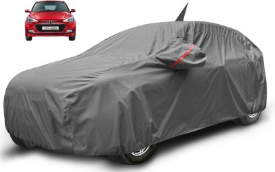 Caronix Car Cover For Hyundai Elite i20 (With Mirror Pockets)(Grey)