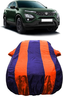 Wegather Car Cover For Tata Harrier XT Diesel (With Mirror Pockets)(Orange)