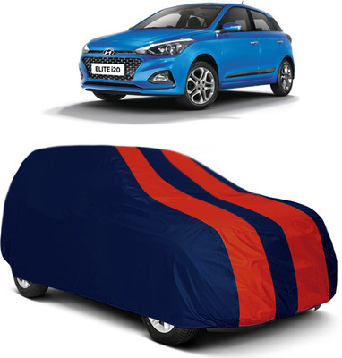 MoTRoX Car Cover For Hyundai Elite i20 (Without Mirror Pockets)(Red, Blue)