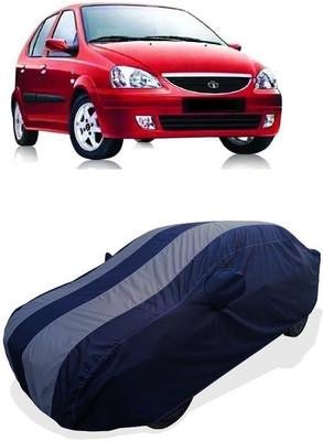 Coxtor Car Cover For Tata Indica V2 (With Mirror Pockets)(Grey)