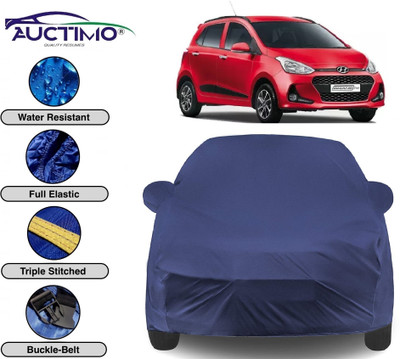 AUCTIMO Car Cover For Hyundai Grand i10 (With Mirror Pockets)(Multicolor)