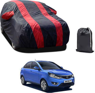 PAGORA Car Cover For Tata Zest (With Mirror Pockets)(Red, For 2019, 2020, 2021, 2022, 2023 Models)