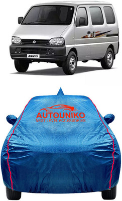 autouniko Car Cover For Maruti Suzuki Eeco (With Mirror Pockets)(Blue)